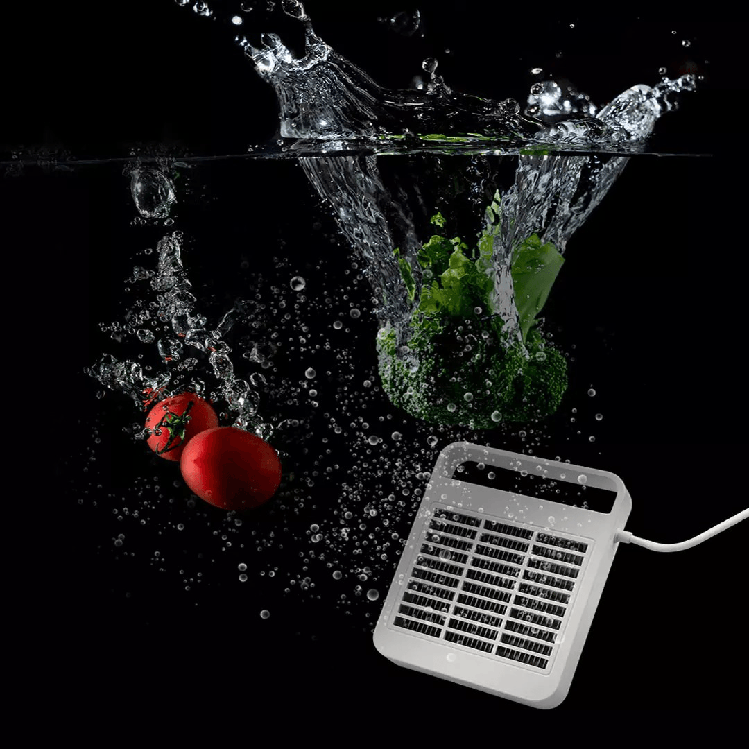 DUNHOME Food Disinfection Sterilization Air Purifier from 99.99% Efficient Sterilization Rate Removal of Pesticide Residues Three Modes Trendha