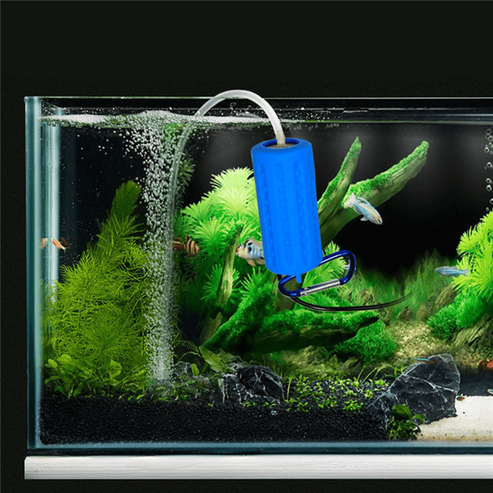 Portable Mini USB Aquarium Fish Tank Oxygen Air Pump Mute Energy Saving Supplies USB Oxygen Pump dylinoshop