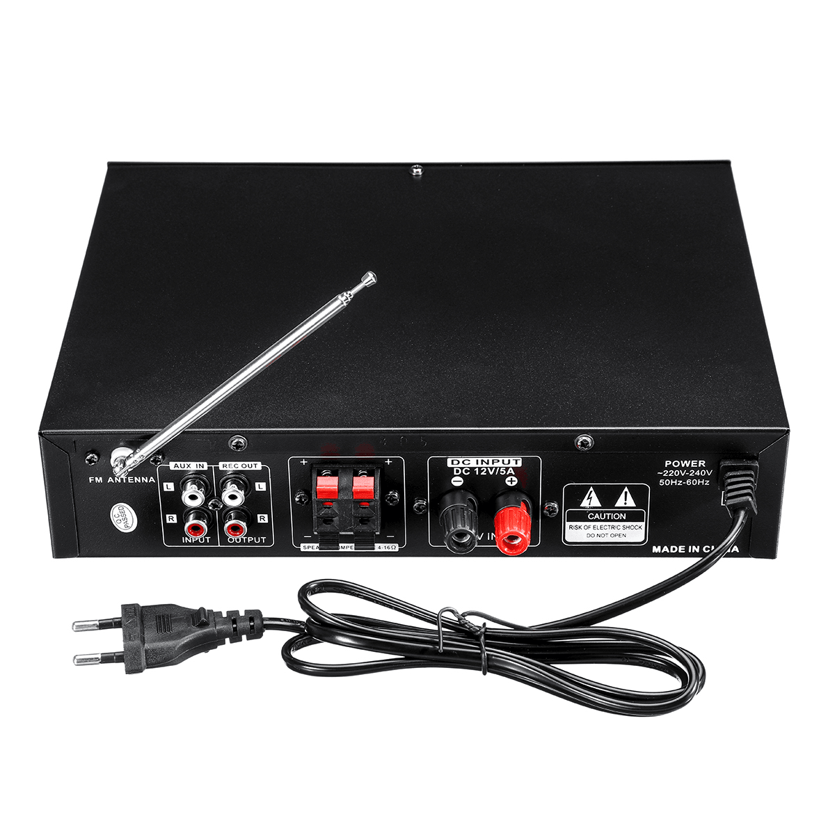 2 Channel 500W Bluetooth Power Amplifier USB MP3 Audio FM AUX W/ Remote dylinoshop