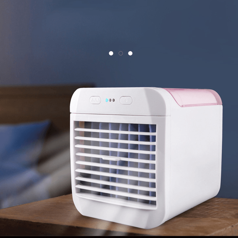 Mini Chiller Three-Position Adjustment Desktop Cooling Air Conditioning Fan Indoor Desktop Portable Silent Fan Trendha