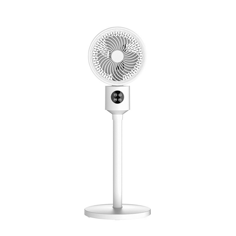 8 Inch Stand Fan Pedestal Fan Third Gear Wind Speed 7.5 Hours Timer Circulating Air Fan Low Noise Remote Control for Home Office Bedroom Trendha