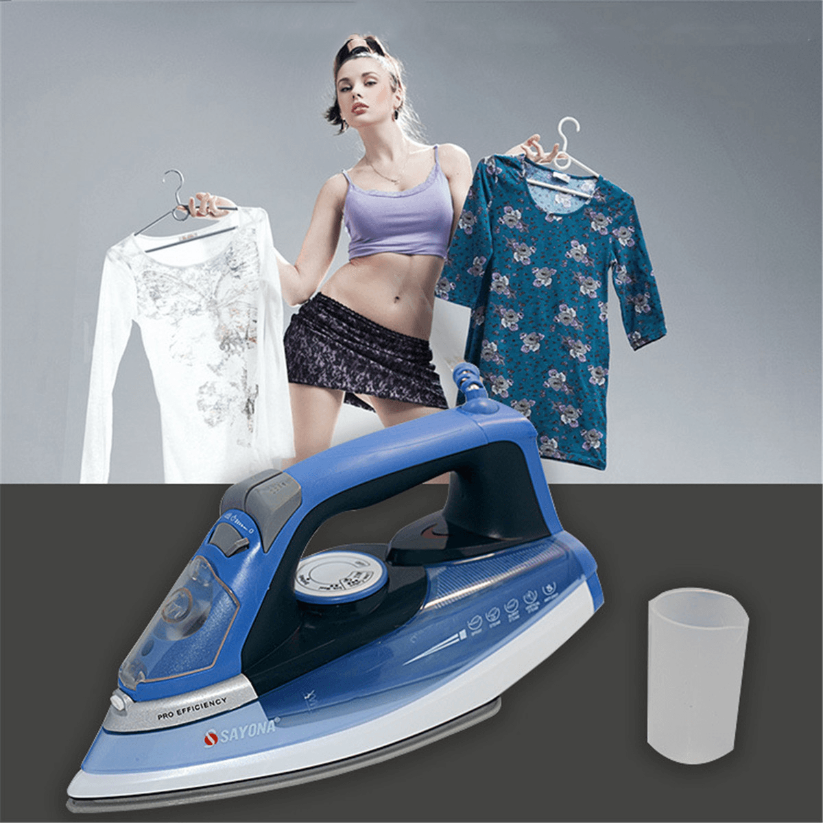 SOKANY SZJ-8208 Handheld Electric Steam Iron Garment Iron 220V 2200W 4-Speed Temperature Adjustment Anti-Drip System Trendha