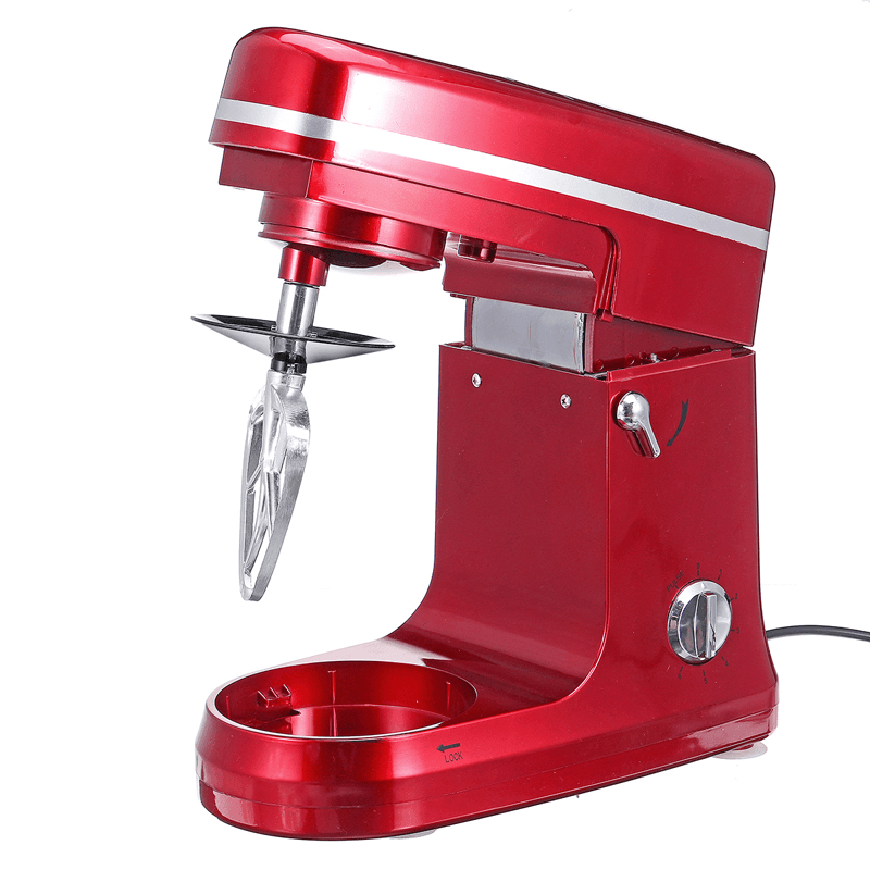 1000W 5L Multifunctional Electric Food Stand Blender Mixer Kneading Dough Machine 6 Speed Tilt-Head Stainless Steel Table Egg Beater dylinoshop