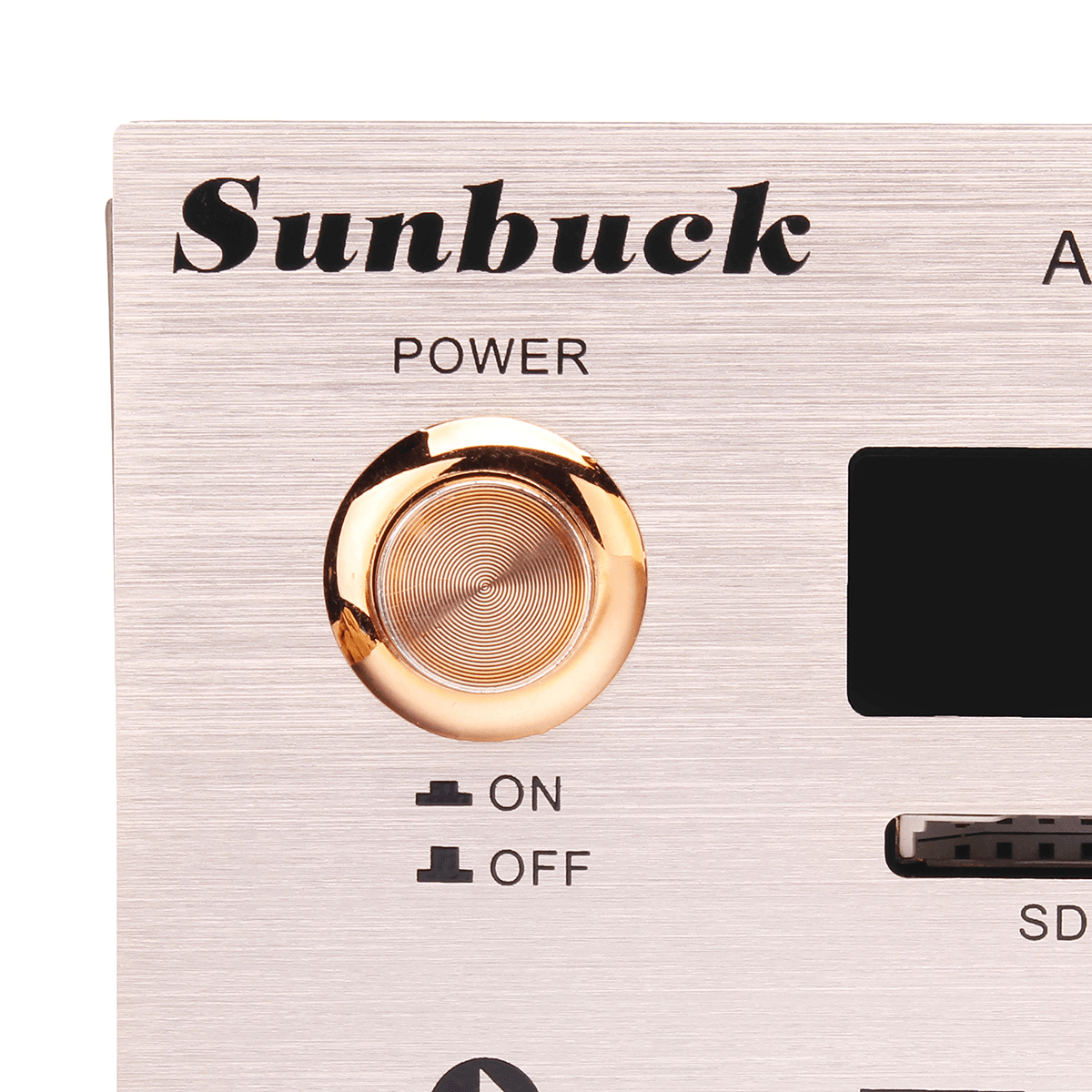 Sunbuck AV-580USB/BT Bluetooth4.0 5CH 400W+400W+120W Amplifier Support SD Card USB FM Microphone Gold Trendha