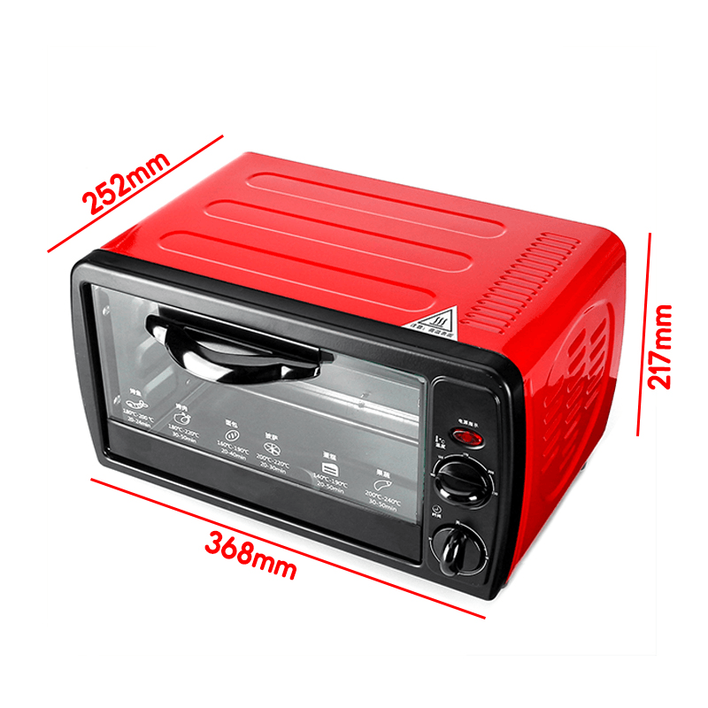 12L Portable Electric Rotisserie Grill Toaster Oven Home Mini Baking Machine dylinoshop