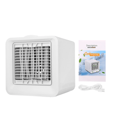 3 Gears Mini Air Conditioner Cooler Portable Cooling Fan Humidifier for Home Trendha