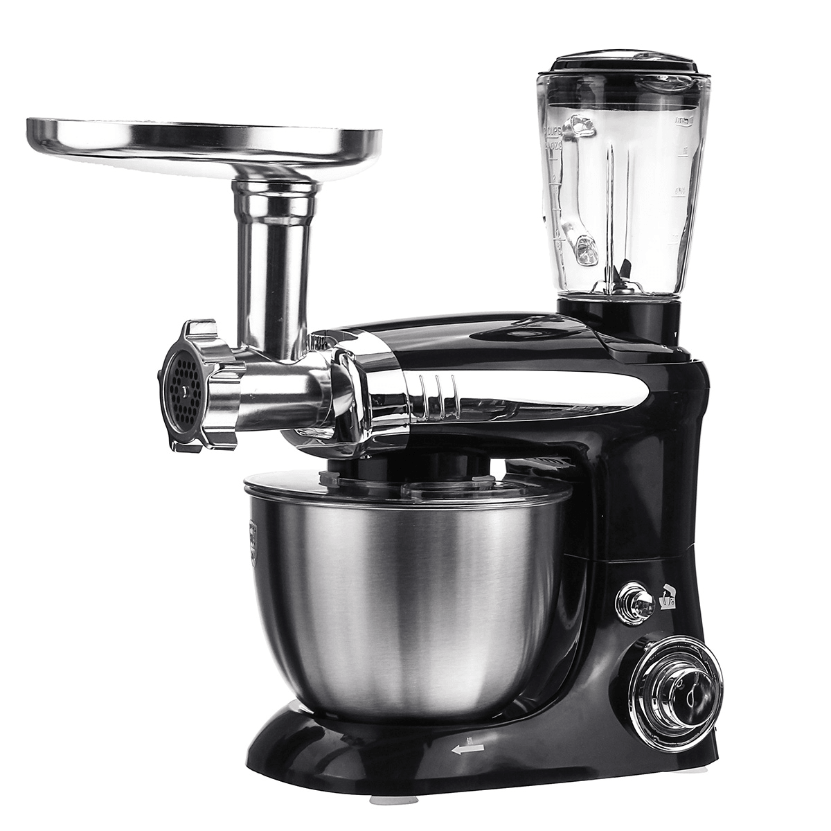 Multi-Function 3 in 1 Kitchen Electric Mixer 1000W 6 Speed Kneading Dough Machine Egg Beater Electric Mixer Cream Whipping Machine for Home Baking Trendha