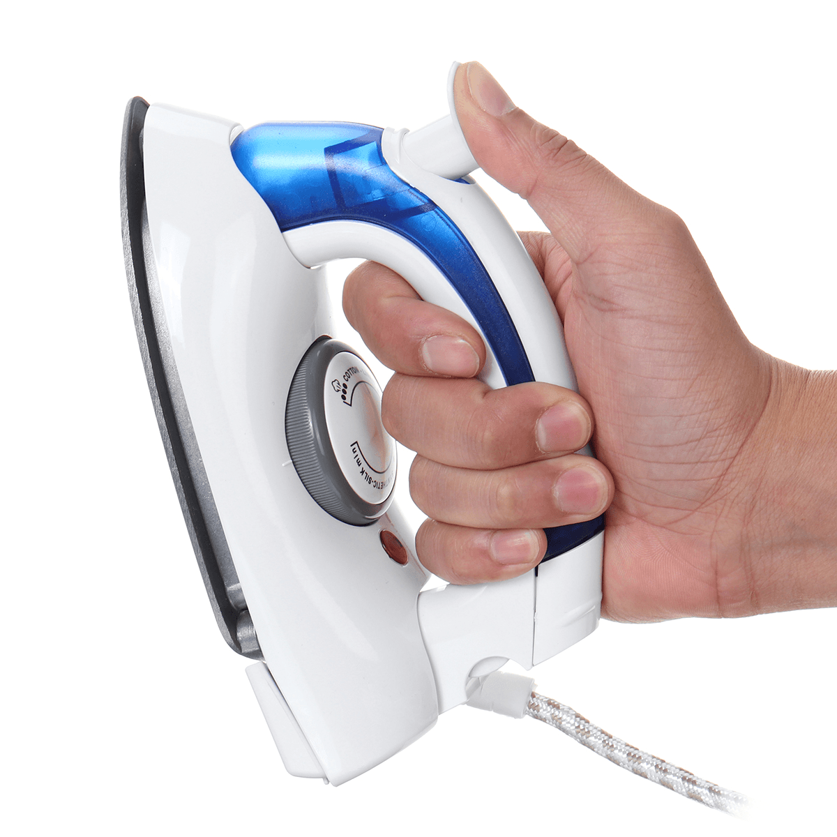 700W Portable Handheld Foldable Electric Steam Iron 3 Gear Fast Heat up Garment Steamer Wrinkle Remover for Travel Home Trendha