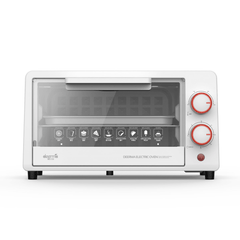 Deerma DEM-EO100S 10L Mini Electric Oven Temperature Adjustment Mechanical Control Pizza Oven Removable Crumb Tray Glass Door for Ecological Chain Trendha