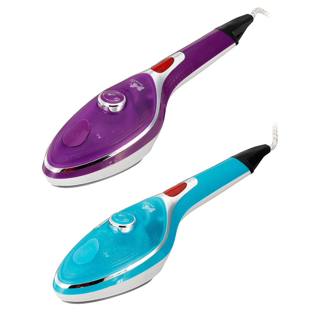 2 in 1 Flat Hanging Handheld Steam Iron Eletric Mini Iron 220V 1000W High Temperature Sterilization Visible Water Tank 3 Speed dylinoshop