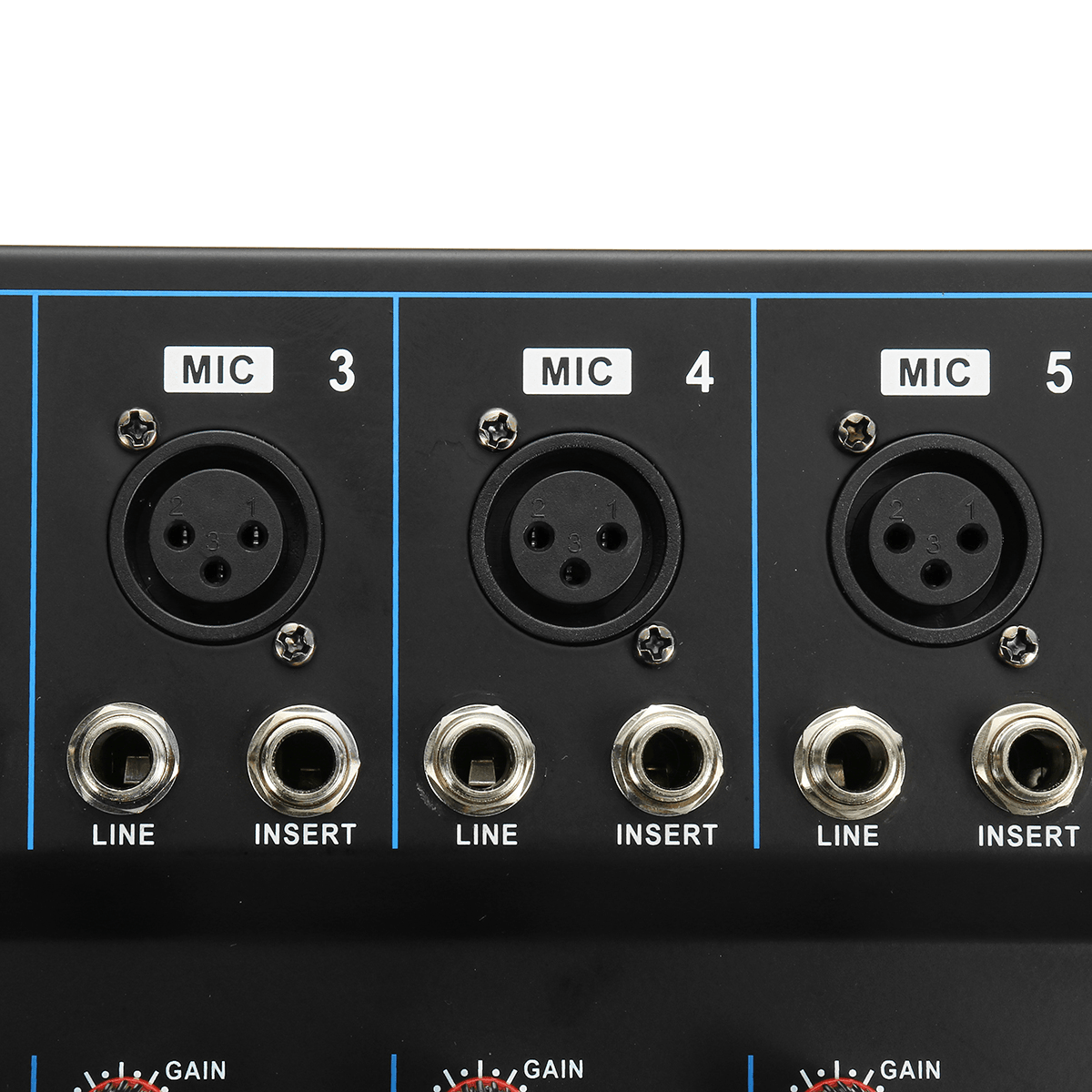 7 Channel Bluetooth Professional Audio Mixer Mixing Console for Performance Stage Wedding Speech Broadcast Trendha