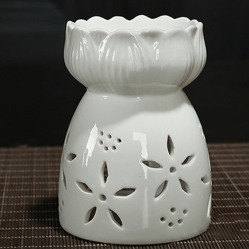 Oil Burner Ceramic Wax Warmer Aroma Censer Candle Holder Essential Oil Incense Trendha