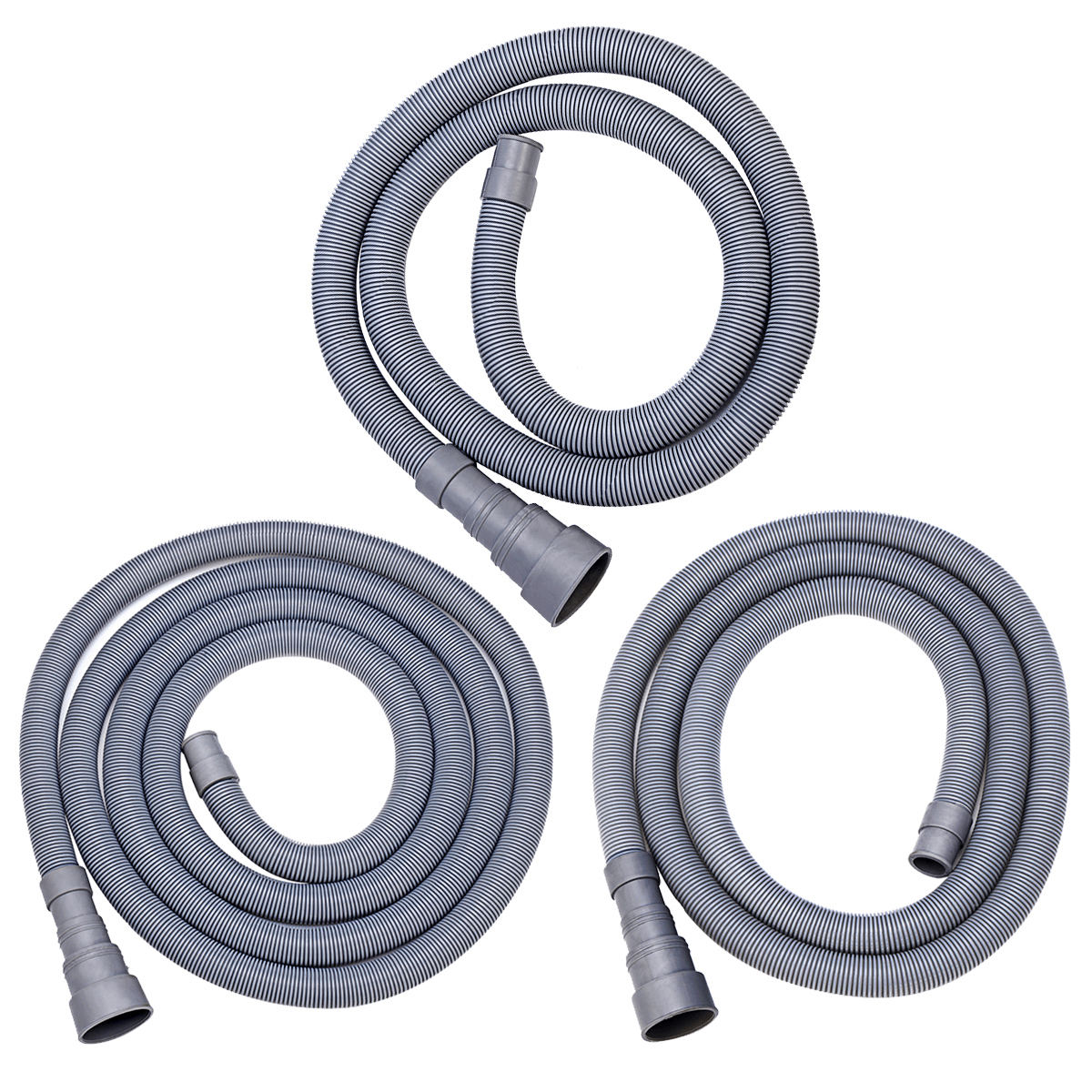 3/2/1.5M Universal Washing Machine Drain Water Hose Pipe Connectors Disher Washer Drain Hose Pipe Conneotor Trendha