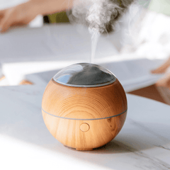 100Ml Mini Humidifier Aroma Essential Oil Diffuser USB 2 Gear Ultrasonic Fog Mist Maker with Colorful Lights for Home Bedroom Office dylinoshop