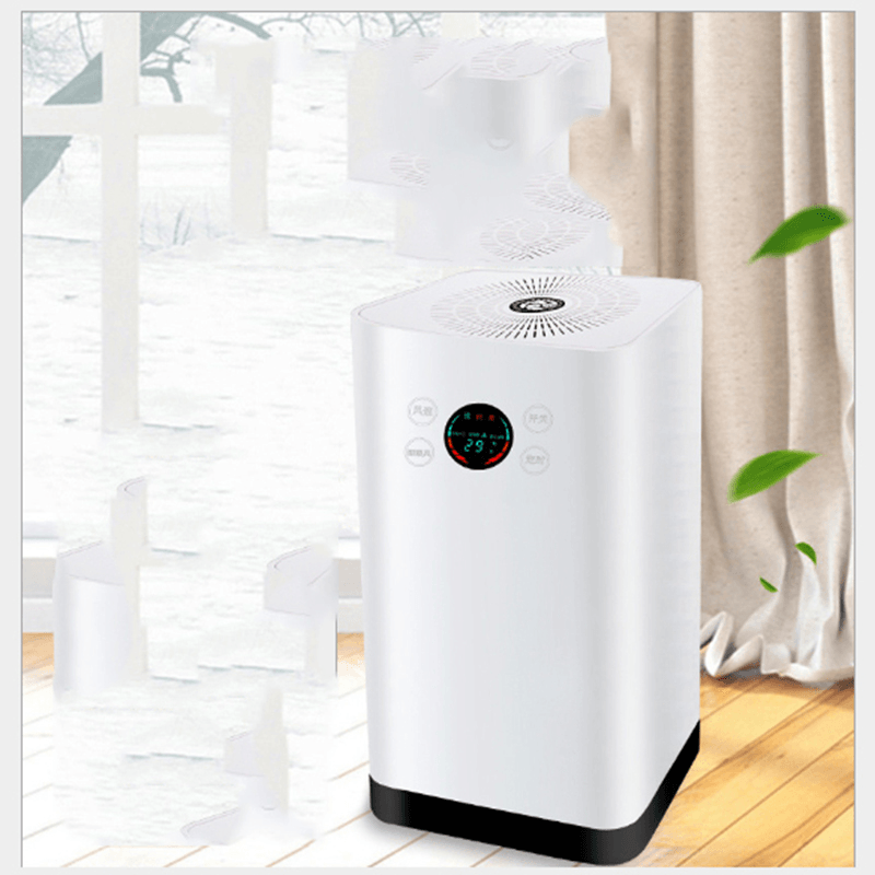 Household Remote Control Air Purifier Home Bedroom Sterilization Anion Dehumidification Removal Formaldehyde Smoke Odor Sterilizations Trendha