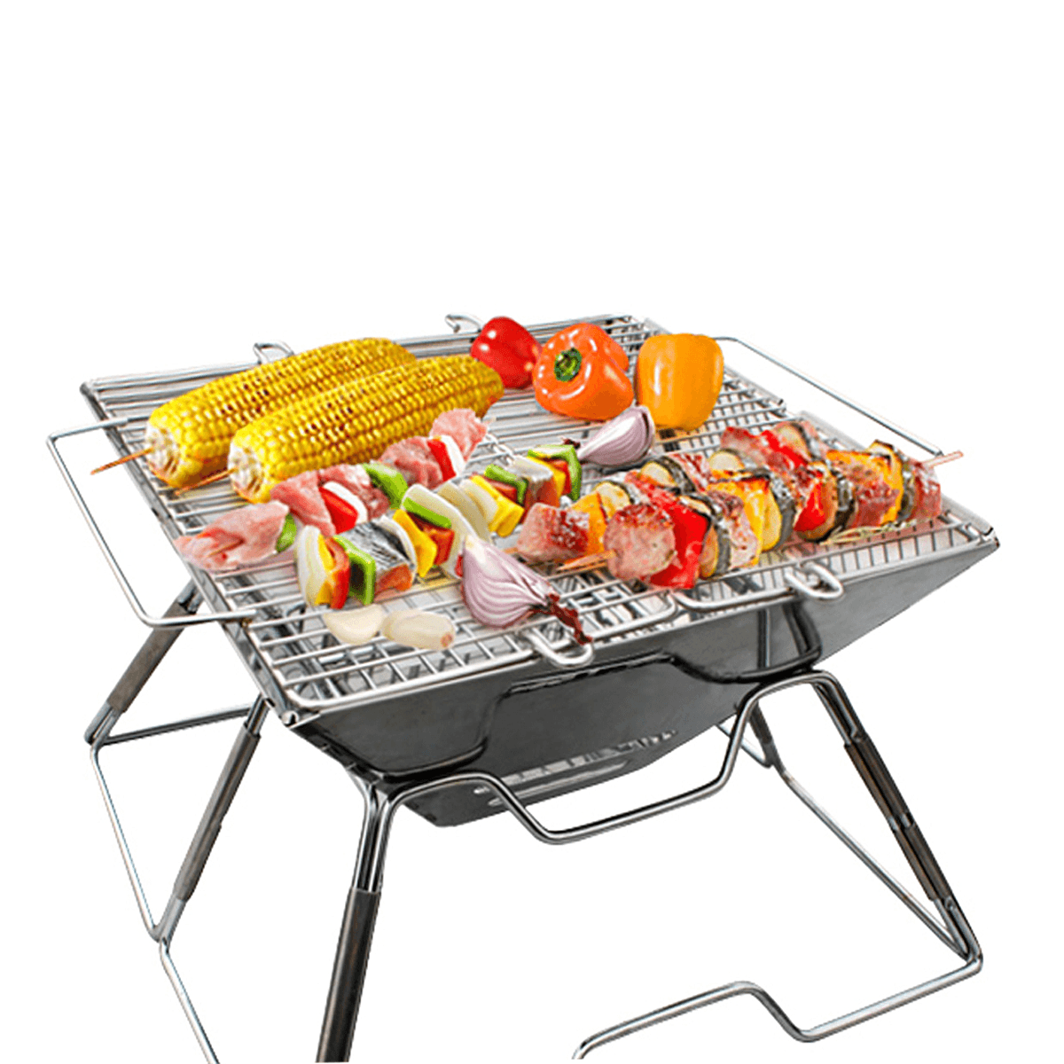 31X31X22Cm Folding BBQ Barbecue Grill Portable Outdoor Home BBQ Tools Easy Installation Trendha