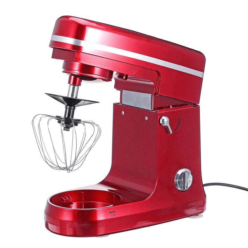 1000W 5L Multifunctional Electric Food Stand Blender Mixer Kneading Dough Machine 6 Speed Tilt-Head Stainless Steel Table Egg Beater dylinoshop