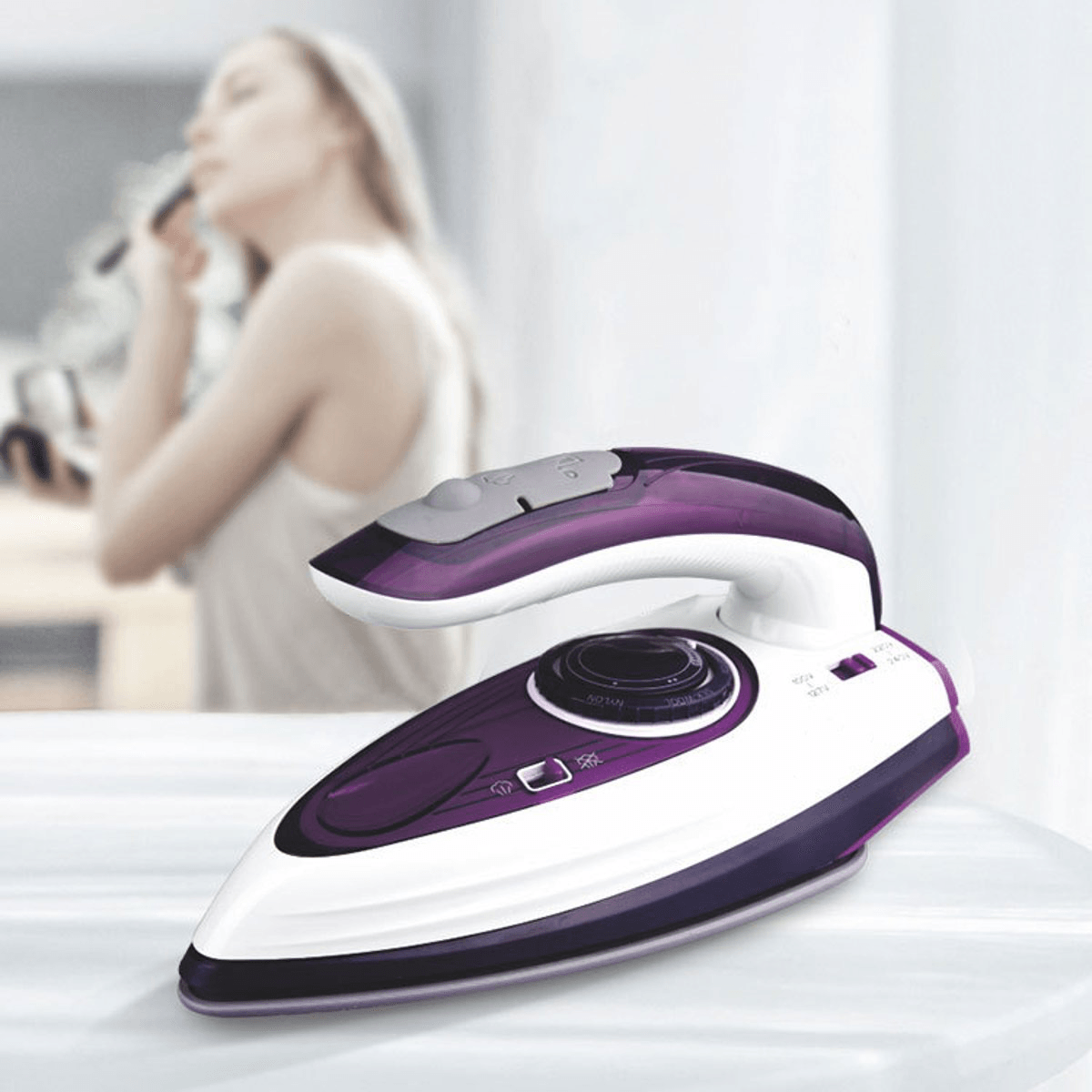 Handheld Steam Iron 3 Gear Electric Ironing Machine Portable Travel Home Cloth Garment Steamer Trendha