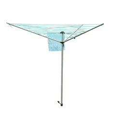 85FT-98FT Collapsible 3-Arm Outdoor Umbrella Drying Rack Clothes Hanging Airer Trendha