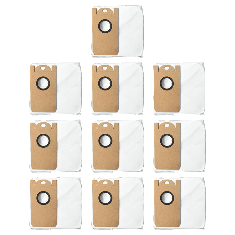 10Pcs Dust Bags Replacements for Xiaomi Viomi S9 Vacuum Cleaner Parts Accessories dylinoshop