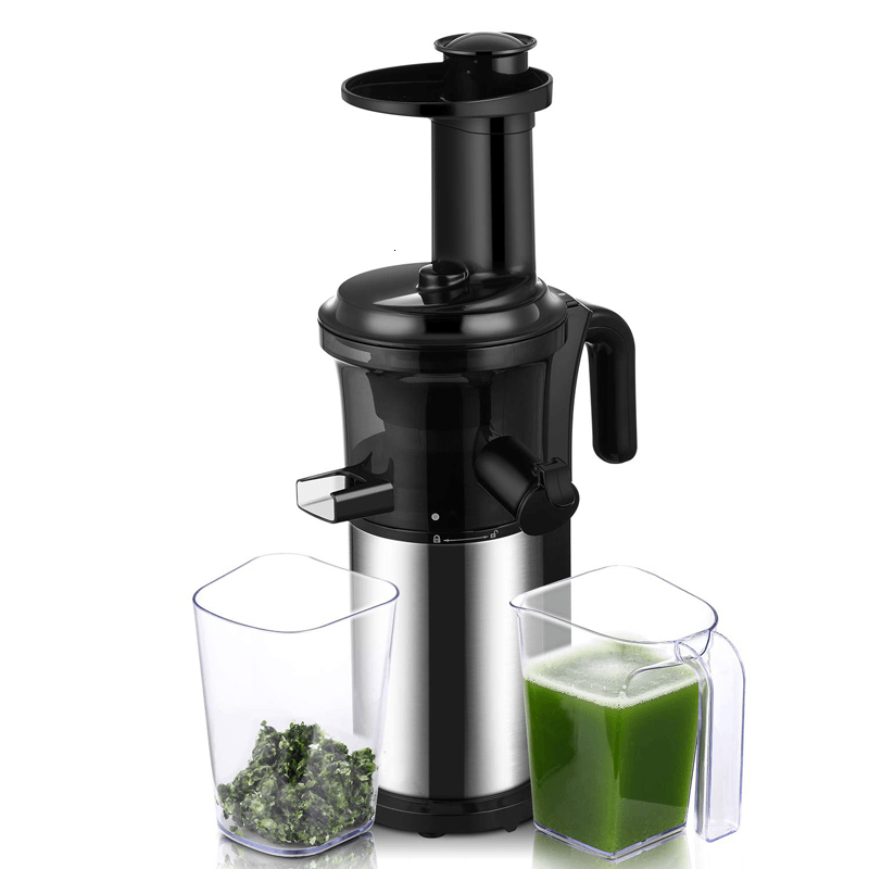 Biolomix BJ200 200W 40RPM Stainless Steel Masticating Slow Auger Juicer Machine Fruit and Vegetable Squeezer Press Juice Maker Trendha