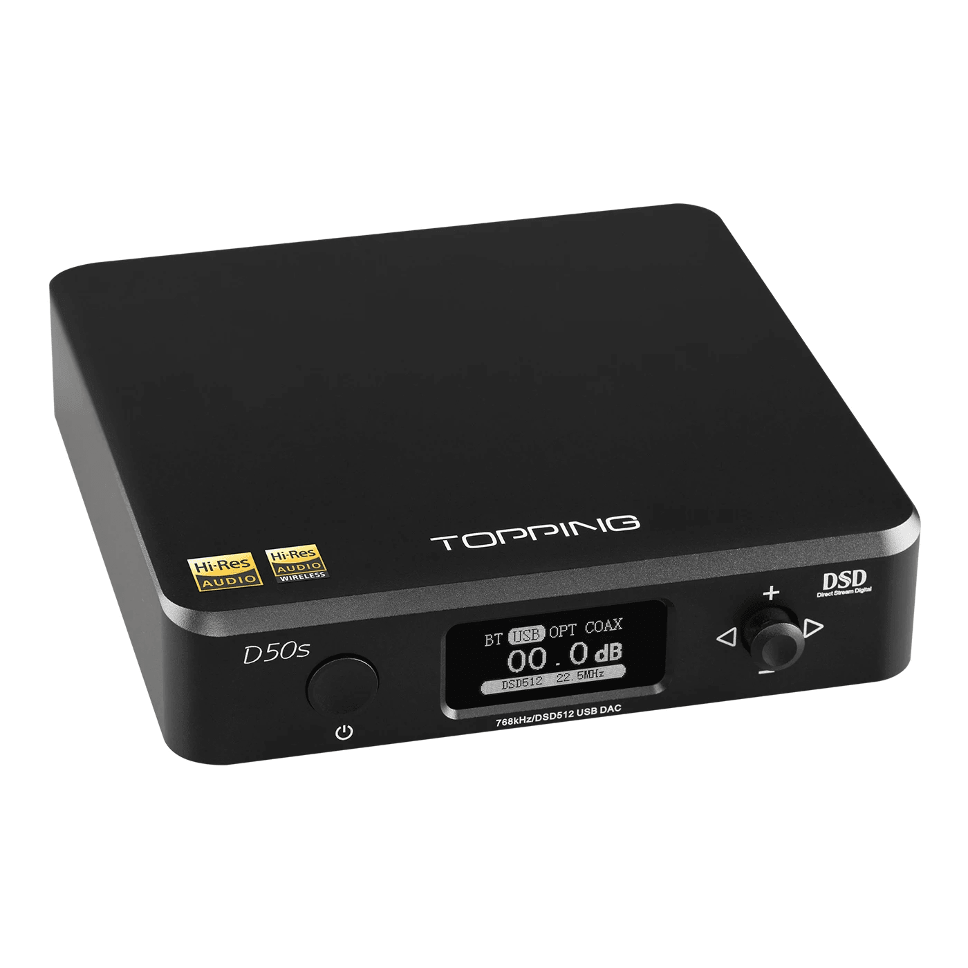 TOPPING D50S ES9038Q2M DAC Bluetooth 5.0 LDAC D50 DSD512 32Bit/768Khz HIFI Audio Decoder Trendha