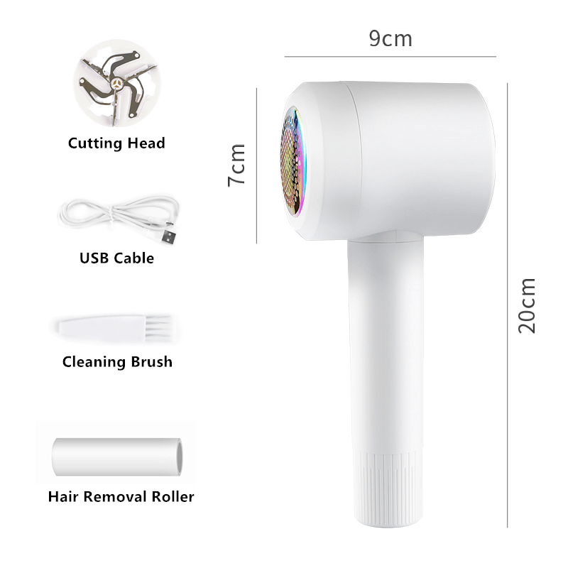 2 in 1 Portable Electric Lint Remover Hair Removal Roller USB Charging High-Speed Clothes Fabric Shaver Hairball Trimmer dylinoshop