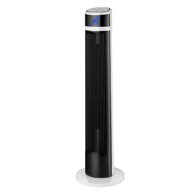 45W Bladeless Tower Fan 3 Gear Wind Speeds Timing Function Electric Slim Cooling Fan Remote Contro Low Noise Three-Dimensional Air Supply Trendha