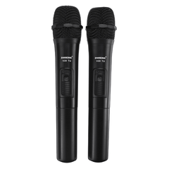 UHF USB 3.5Mm 6.35Mm Wireless Microphone Megaphone Mic with Receiver for Karaoke Speech Loudspeaker Trendha