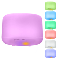 ELEGIANT 300Ml Air Humidifier Purifier Ultrasonic Essential Oil Diffuser Cool Mist 7 Color LED Light for Home Office Car Trendha