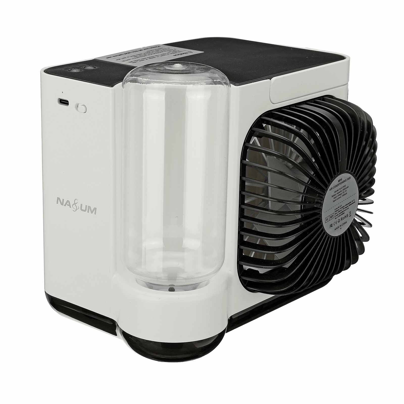 3-In-1 Mini Air Conditioner Fan Portable 3 Fan Speeds Air Humidifier Conditioner Trendha