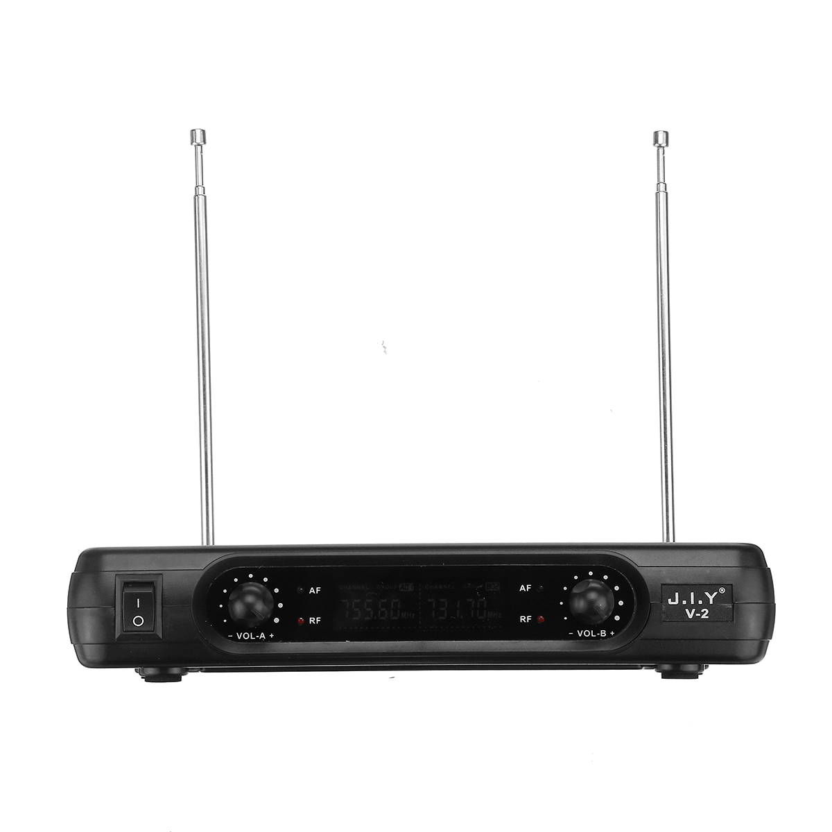 Professional UHF Dual Wireless Microphone System Kits 2 Channel Cordless Handheld Mic +Receiver Kareoke KTV Home Party Supplies Speakers Trendha