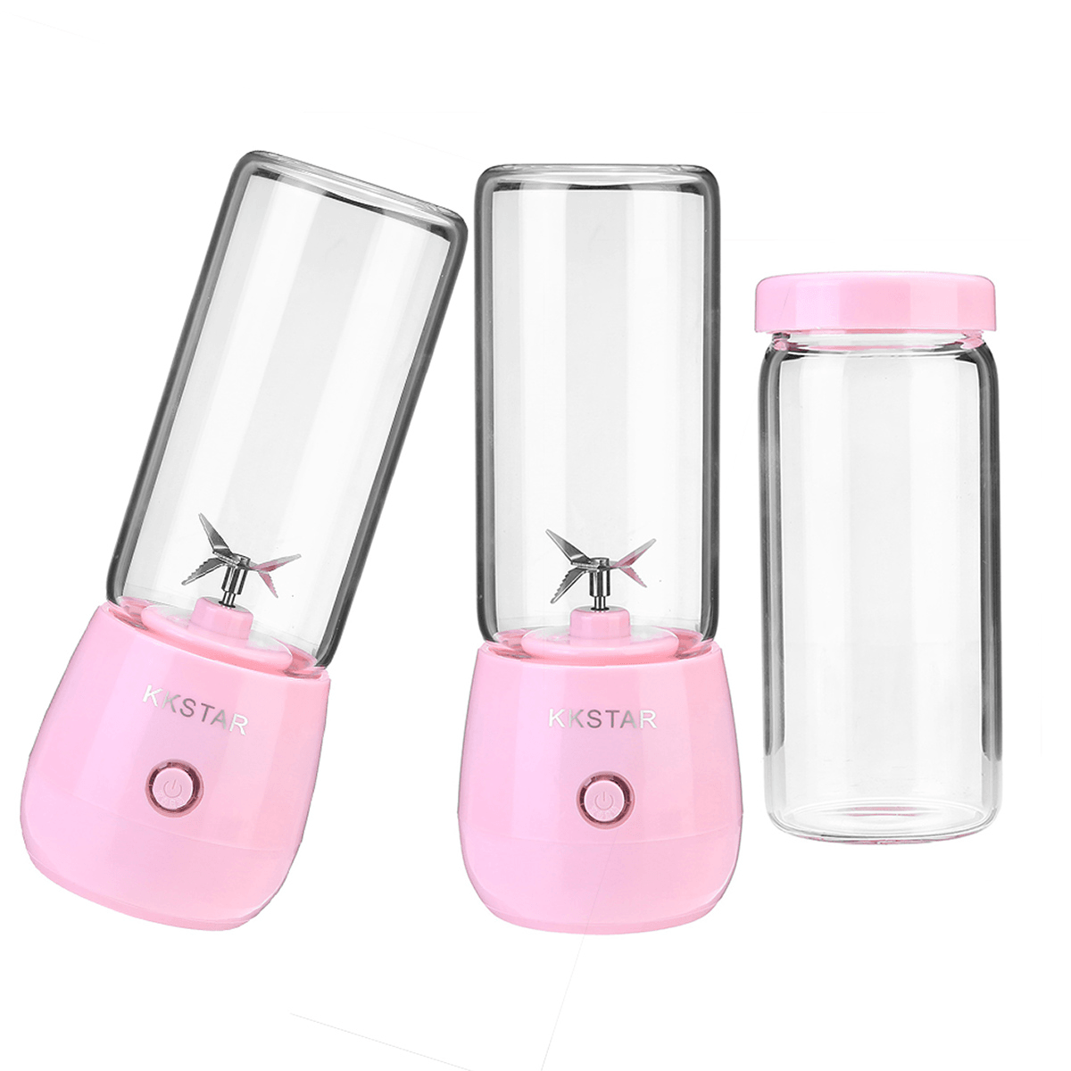 Mini Portable Electric Juicer USB Rechargeable Handheld Smoothie Maker for Home Travel Trendha