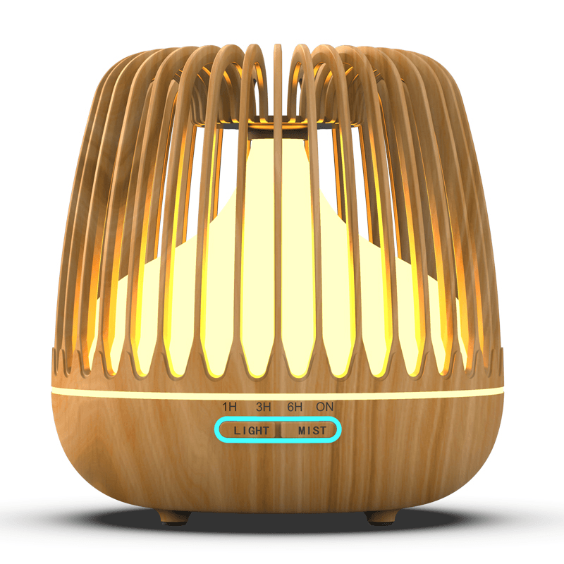 500Ml Aroma Diffuser Ultrasonic Humidifier with Colorful Night Light Bluetooth Speaker Remote Control Tming Low Noise for Home Office Trendha