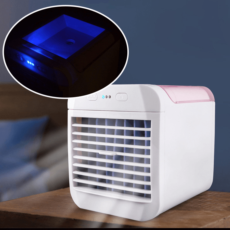 Mini Chiller Three-Position Adjustment Desktop Cooling Air Conditioning Fan Indoor Desktop Portable Silent Fan Trendha