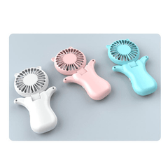 Portable Mini USB Rechargeable Neck Hanging Fan Handheld Desktop Foldable Silent Cooler for Travel Cooking Sporting Trendha