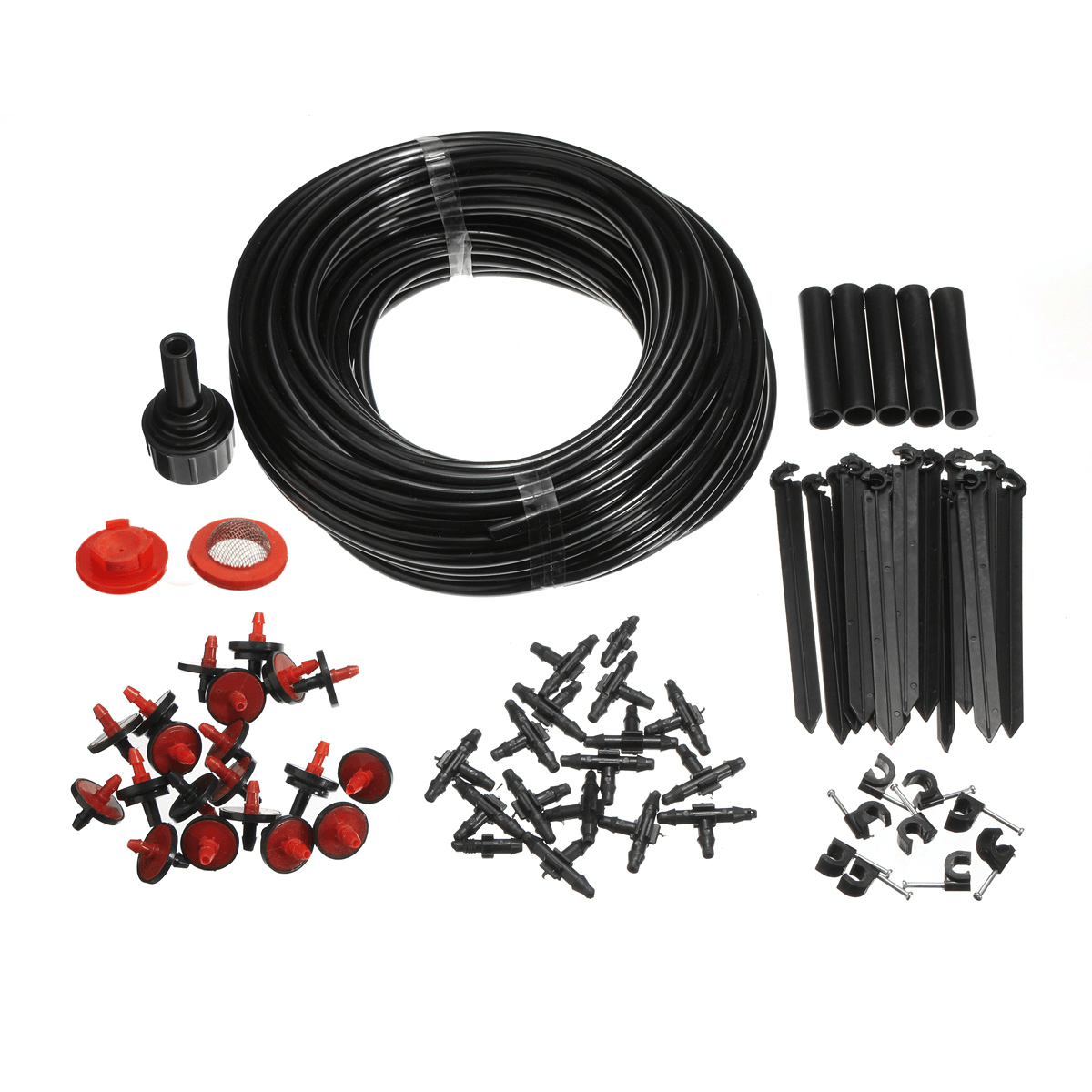 23M Garden Micro Drip Irrigation System Atomization Micro Sprinkler Cooling Kit dylinoshop