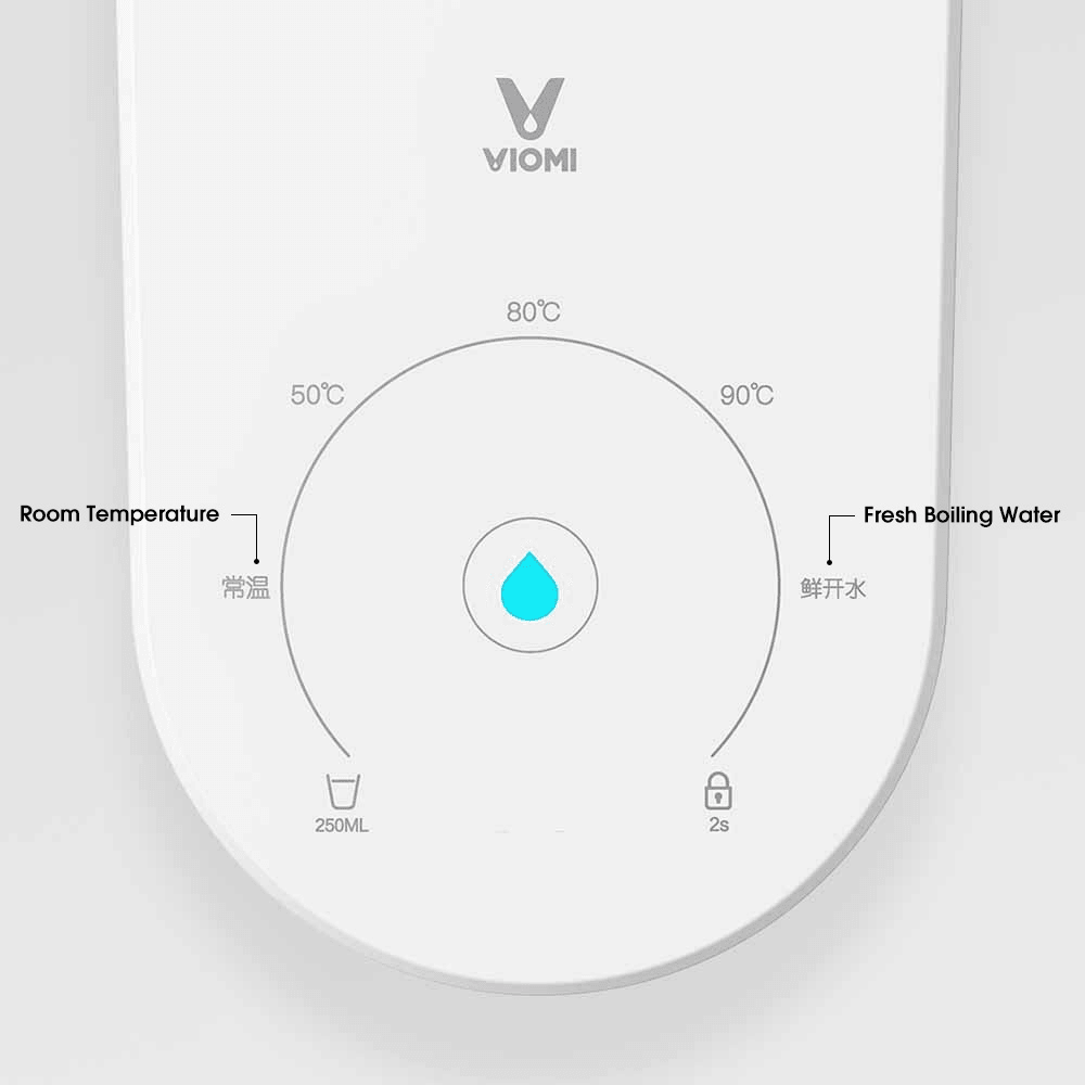 Viomi MY2 Desktop Water Dispenser 1 Second Pure Water Heating 2L Large Capacity 5 Gear Water Temperature Trendha