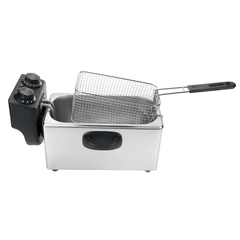 4L Electric Fryer Accessories Non Stick Pan Stainless Steel Basket 220V 2000W for Kitchen Trendha