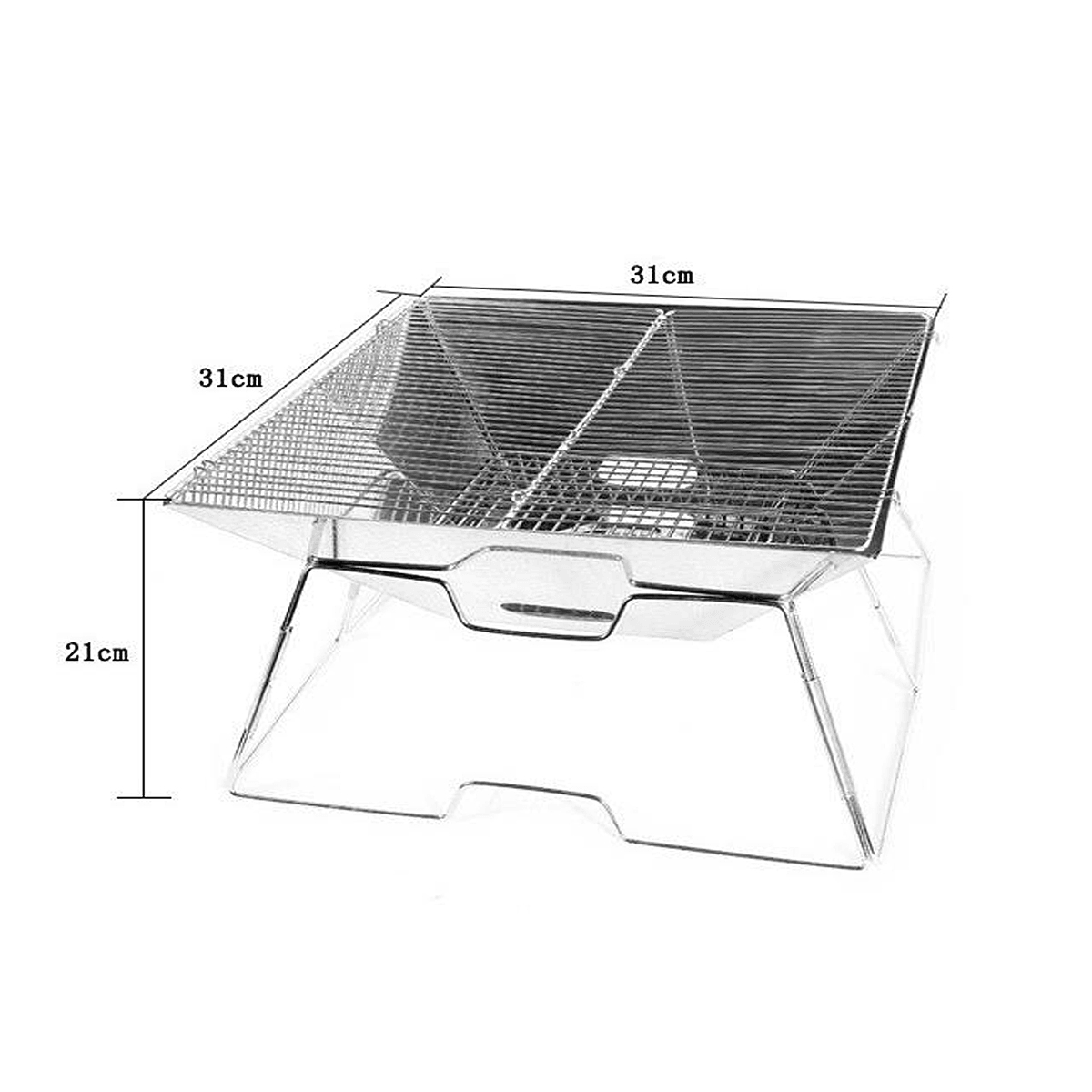 31X31X22Cm Folding BBQ Barbecue Grill Portable Outdoor Home BBQ Tools Easy Installation Trendha