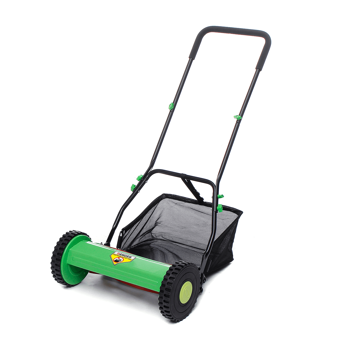 25L Compact Hand Push Lawn Mower Courtyard Home Reel Mower No Power Lawnmower dylinoshop