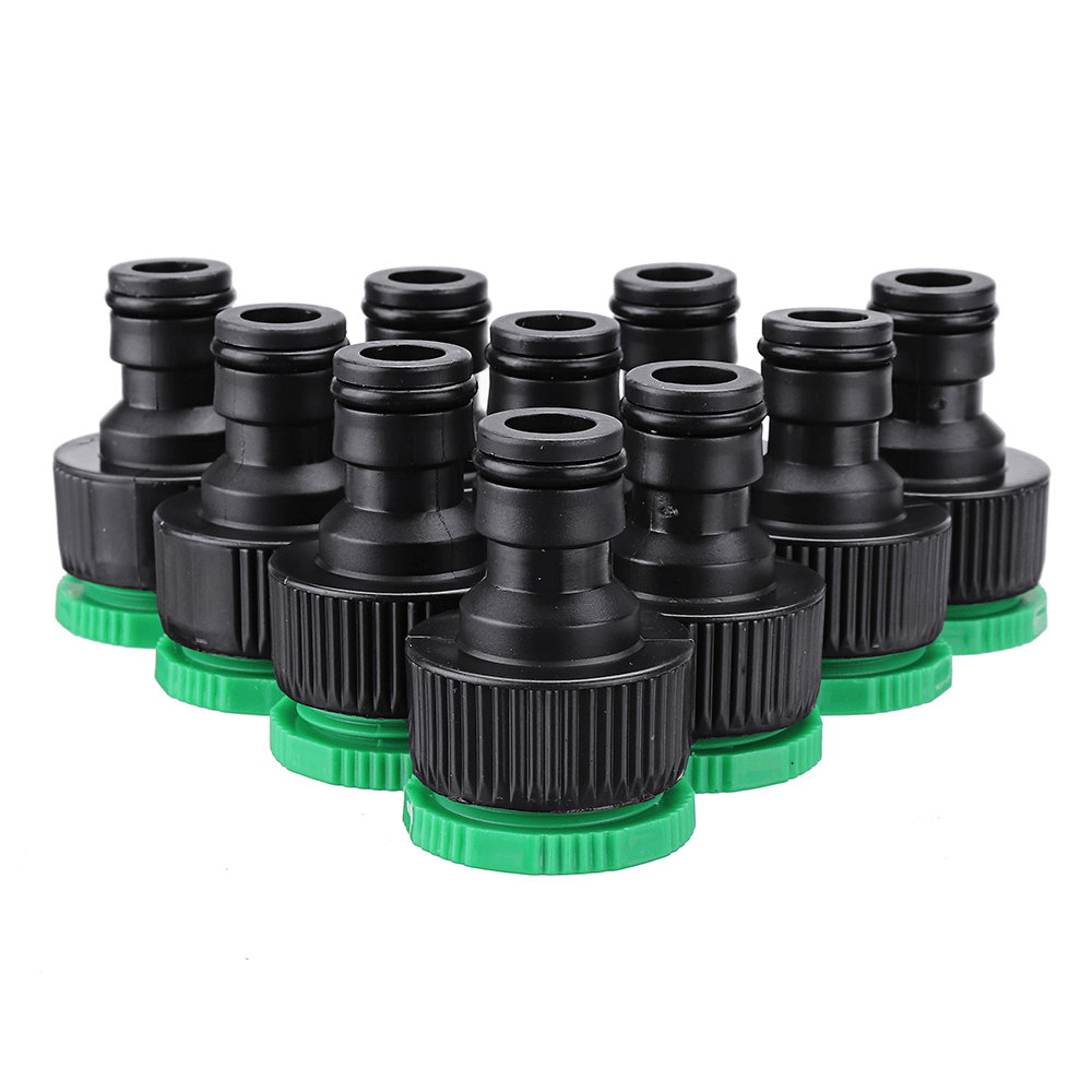 10Pcs 1/2 & 3/4 Inch Faucet Adapter Female Washing Machine Water Tap Hose Quick Connector Garden Irrigation Fitting dylinoshop