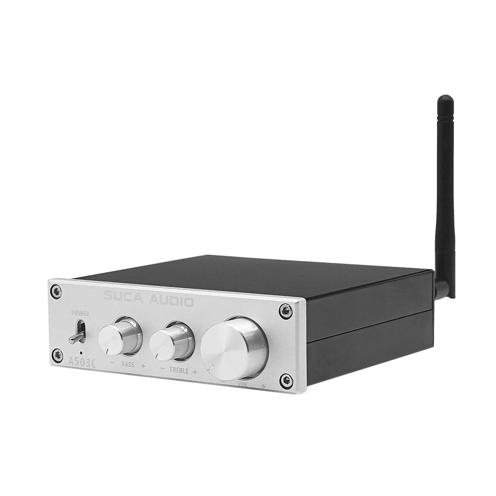 SUCA A503C TPA3116D2 Bluetooth 4.2 2*50W+100W Subwoofer Amplifier 2.1 Channel High Power Home Audio Amplifiers Amplificador Trendha