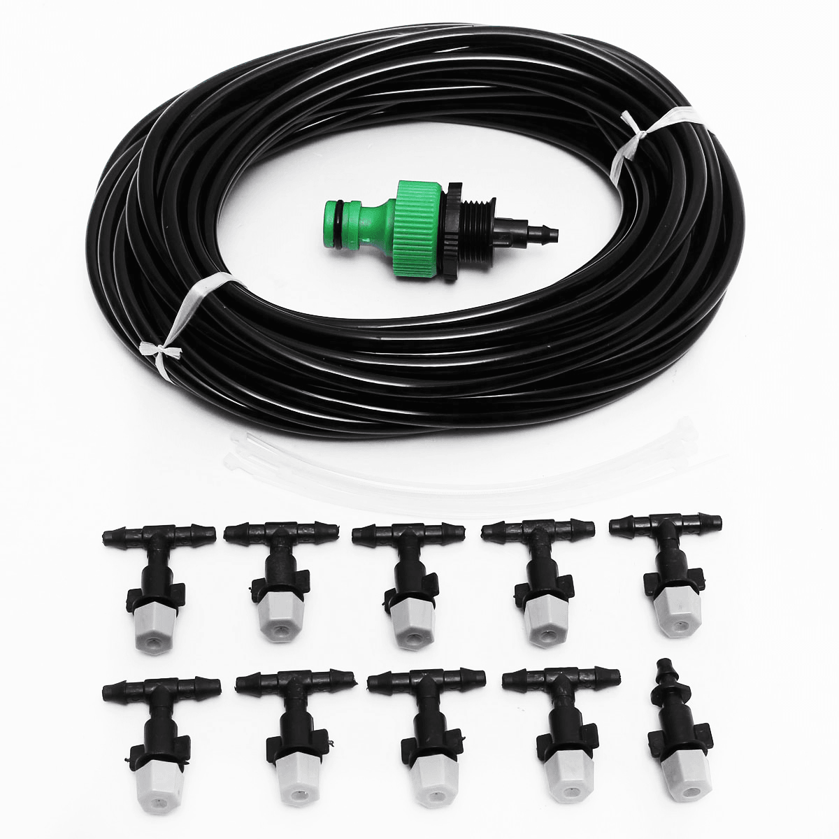 10M 33Ft Gardening Plant Micro Drip Irrigation System Patio Atomization Micro Sprinkler Cooling Kit dylinoshop