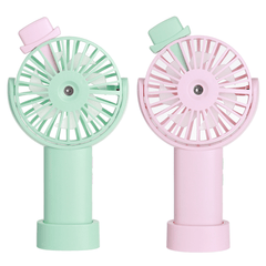 Handheld Spray Mini Fan 3-Speed Adjustment USB Charging Lightweight Portable Outdoor Home Fan Trendha