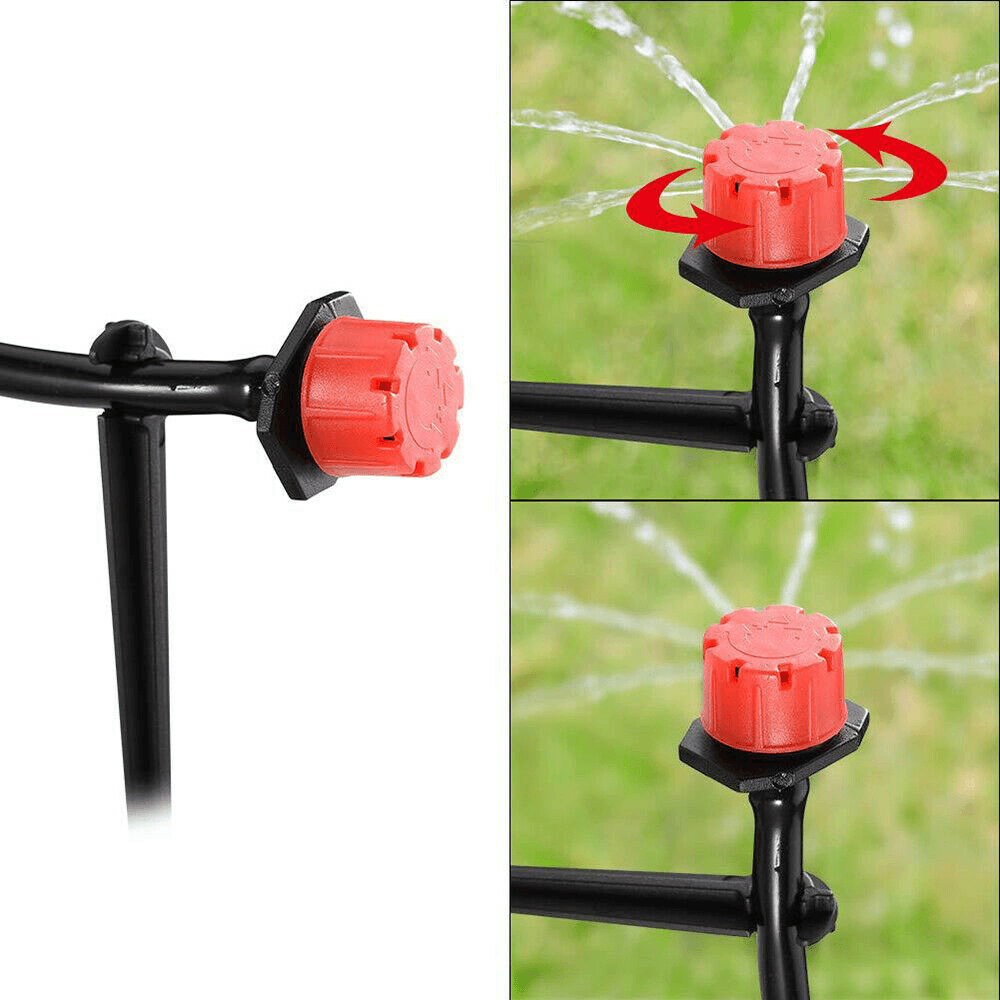 15M Garden Watering System Drip Irrigation Spray Nozzle Kit 165Pcs Micro Sprinklers Hose Plant Watering Set dylinoshop