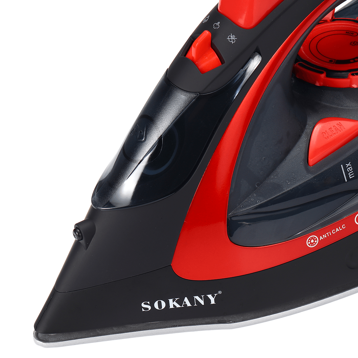 SOKANY 9518 2400W Rechargable Cordless Spray Steam Iron Clothes Steamer Anti-Drip Flat Hang Ironing Trendha