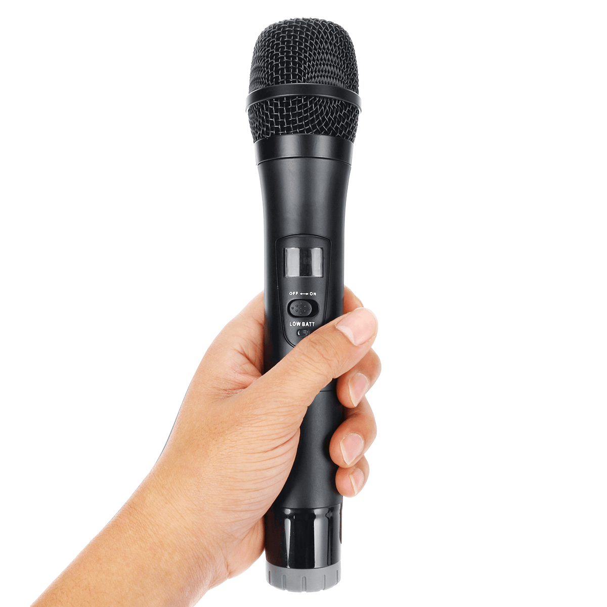 Professional UHF Double Wireless Handheld Karaoke Microphone with 3.5Mm Receiver Trendha