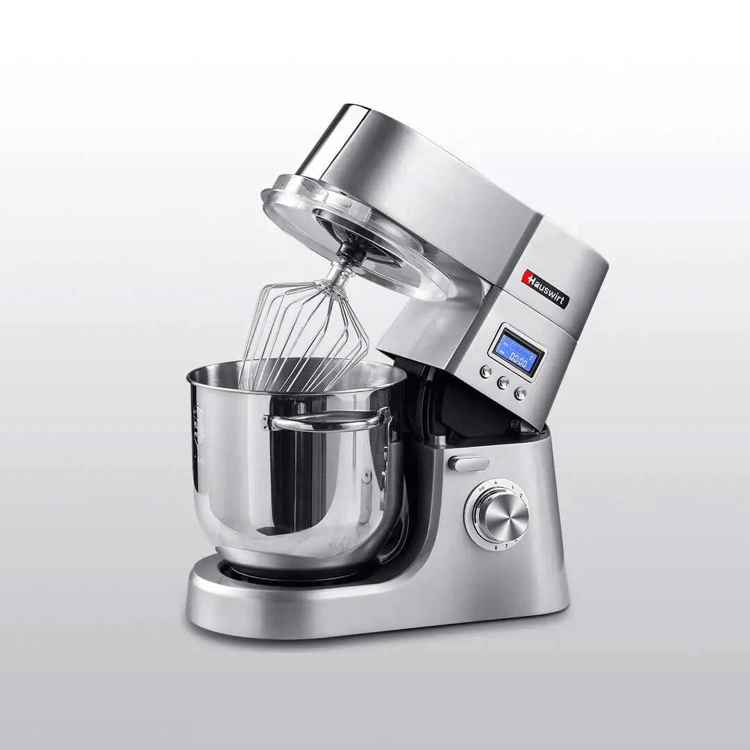 Hauswirt HM770 Stand Mixer 1200W Intelligent Control LCD Display with Dough Hook Whisk Beater Trendha