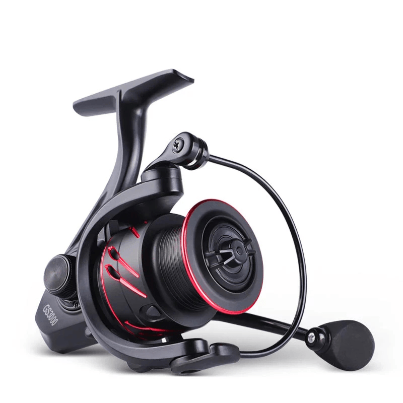 LINNHUE 5.0:1 Max Drag 10Kg Power Fishing Reel Full Metal Spool Spinning Reel Smooth Sea Carp Fishing Reel Black dylinoshop